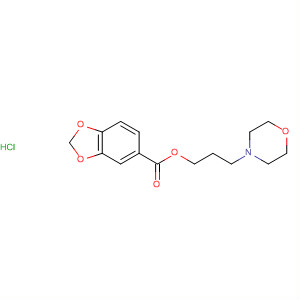 37139-63-2  1,3-Benzodioxole-5-carboxylic acid, 3-(4-morpholinyl)propyl ester,hydrochloride