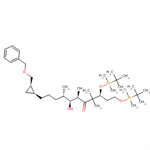371784-99-5  5-Undecanone,1,3-bis[[(1,1-dimethylethyl)dimethylsilyl]oxy]-7-hydroxy-4,4,6,8-tetramethyl-11-[(1S,2R)-2-[(phenylmethoxy)methyl]cyclopropyl]-, (3S,6R,7S,8S)-
