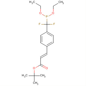 371919-40-3  2-Propenoic acid, 3-[4-[(diethoxyphosphinyl)difluoromethyl]phenyl]-,1,1-dimethylethyl ester, (2E)-