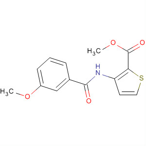 371948-16-2  2-Thiophenecarboxylic acid, 3-[(3-methoxybenzoyl)amino]-, methylester