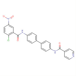 372094-98-9  4-Pyridinecarboxamide,N-[4'-[(2-chloro-5-nitrobenzoyl)amino][1,1'-biphenyl]-4-yl]-