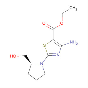 372118-53-1  5-Thiazolecarboxylic acid,4-amino-2-[(2S)-2-(hydroxymethyl)-1-pyrrolidinyl]-, ethyl ester