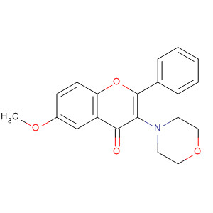 372502-59-5  4H-1-Benzopyran-4-one, 6-methoxy-3-(4-morpholinyl)-2-phenyl-