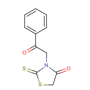 373357-09-6  4-Thiazolidinone, 3-(2-oxo-2-phenylethyl)-2-thioxo- 373357-09-6  4-Thiazolidinone, 3-(2-oxo-2-phenylethyl)-2-thioxo-