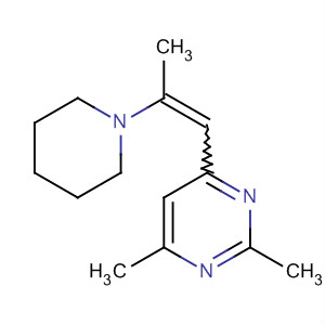 37404-61-8  Pyrimidine, 2,4-dimethyl-6-[2-(1-piperidinyl)-1-propenyl]-