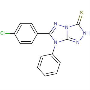374088-63-8  3H-1,2,4-Triazolo[4,3-b][1,2,4]triazole-3-thione,6-(4-chlorophenyl)-2,7-dihydro-7-phenyl-