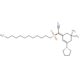 37411-16-8  Acetonitrile,[5,5-dimethyl-3-(1-pyrrolidinyl)-2-cyclohexen-1-ylidene](dodecylsulfonyl)-