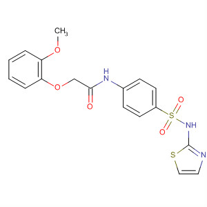 374548-97-7  Acetamide,2-(2-methoxyphenoxy)-N-[4-[(2-thiazolylamino)sulfonyl]phenyl]-