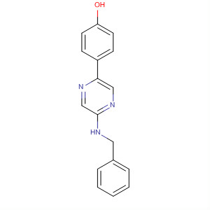 374588-82-6  Phenol, 4-[5-[(phenylmethyl)amino]pyrazinyl]-