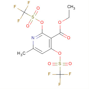 374631-17-1  3-Pyridinecarboxylic acid,6-methyl-2,4-bis[[(trifluoromethyl)sulfonyl]oxy]-, ethyl ester