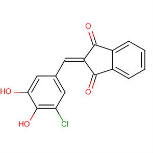 374695-10-0  1H-Indene-1,3(2H)-dione, 2-[(3-chloro-4,5-dihydroxyphenyl)methylene]-