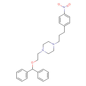 374808-05-6  Piperazine, 1-[2-(diphenylmethoxy)ethyl]-4-[3-(4-nitrophenyl)propyl]-