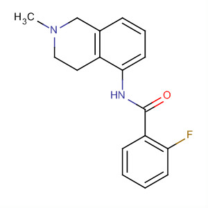 37481-37-1  Benzamide, 2-fluoro-N-(1,2,3,4-tetrahydro-2-methyl-5-isoquinolinyl)-