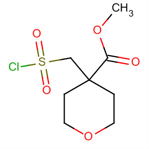 374822-74-9  2H-Pyran-4-carboxylic acid, 4-[(chlorosulfonyl)methyl]tetrahydro-, methylester