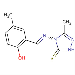 374905-80-3  3H-1,2,4-Triazole-3-thione,2,4-dihydro-4-[[(2-hydroxy-5-methylphenyl)methylene]amino]-5-methyl-