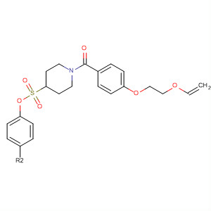 374931-38-1  4-Piperidinesulfonic acid, 1-[4-[2-(ethenyloxy)ethoxy]benzoyl]-,1,3-phenylene ester