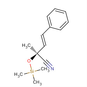 375346-09-1  3-Butenenitrile, 2-methyl-4-phenyl-2-[(trimethylsilyl)oxy]-, (2S,3E)-