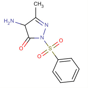 375346-46-6  3H-Pyrazol-3-one, 4-amino-2,4-dihydro-5-methyl-2-(phenylsulfonyl)- 375346-46-6  3H-Pyrazol-3-one, 4-amino-2,4-dihydro-5-methyl-2-(phenylsulfonyl)-