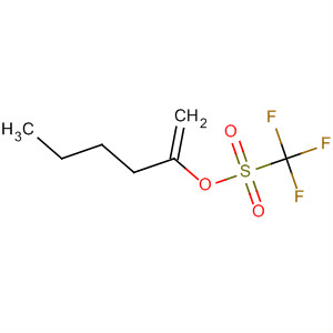 37555-23-0  Methanesulfonic acid, trifluoro-, 1-methylenepentyl ester