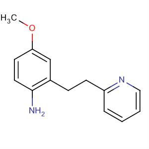 37611-85-1  Benzenamine, 4-methoxy-2-[2-(2-pyridinyl)ethyl]-