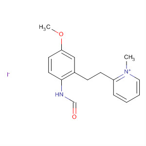 37611-87-3  Pyridinium, 2-[2-[2-(formylamino)-5-methoxyphenyl]ethyl]-1-methyl-,iodide