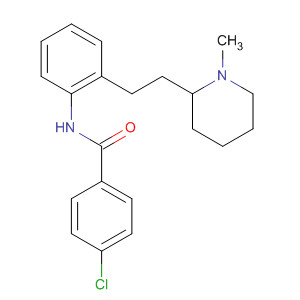 37612-11-6  Benzamide, 4-chloro-N-[2-[2-(1-methyl-2-piperidinyl)ethyl]phenyl]-