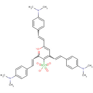 37615-84-2  Pyrylium, 2,4,6-tris[2-[4-(dimethylamino)phenyl]ethenyl]-, perchlorate