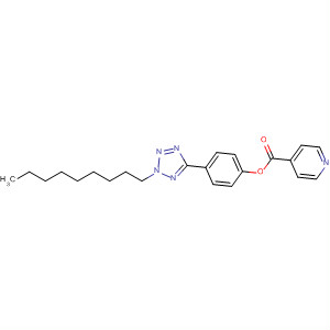 376609-51-7  4-Pyridinecarboxylic acid, 4-(2-nonyl-2H-tetrazol-5-yl)phenyl ester 376609-51-7  4-Pyridinecarboxylic acid, 4-(2-nonyl-2H-tetrazol-5-yl)phenyl ester