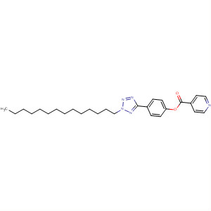 376609-52-8  4-Pyridinecarboxylic acid, 4-(2-tetradecyl-2H-tetrazol-5-yl)phenyl ester