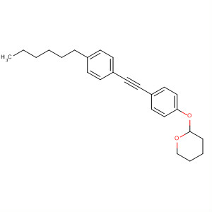 377079-55-5  2H-Pyran, 2-[4-[(4-hexylphenyl)ethynyl]phenoxy]tetrahydro-