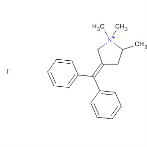 37729-27-4  Pyrrolidinium, 4-(diphenylmethylene)-1,1,2-trimethyl-, iodide