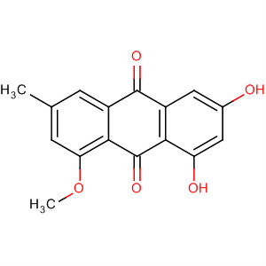 3775-08-4  9,10-Anthracenedione, 1,3-dihydroxy-8-methoxy-6-methyl-