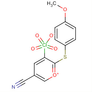 37750-21-3  Thiopyrylium, 5-cyano-2-(4-methoxyphenyl)-, perchlorate