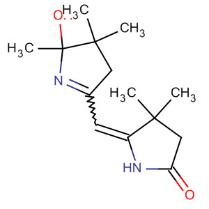 37751-93-2  2-Pyrrolidinone,5-[(3,4-dihydro-2-hydroxy-2,3,3-trimethyl-2H-pyrrol-5-yl)methylene]-4,4-dimethyl-