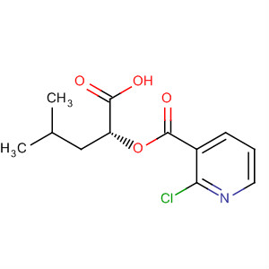 37762-89-3  3-Pyridinecarboxylic acid, 2-chloro-, 1-carboxy-3-methylbutyl ester, (R)-