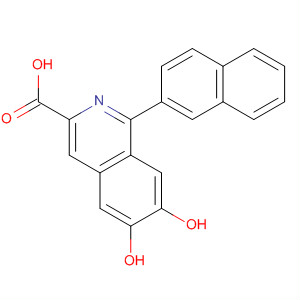 377733-32-9  3-Isoquinolinecarboxylic acid, 6,7-dihydroxy-1-(2-naphthalenyl)-