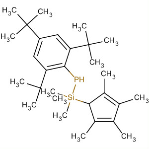 378254-13-8  Phosphine,[dimethyl(2,3,4,5-tetramethyl-2,4-cyclopentadien-1-yl)silyl][2,4,6-tris(1,1-dimethylethyl)phenyl]-