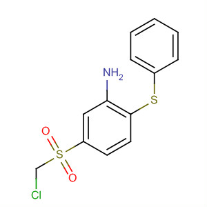 37857-63-9  Benzenamine, 5-[(chloromethyl)sulfonyl]-2-(phenylthio)-