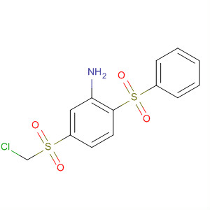 37857-64-0  Benzenamine, 5-[(chloromethyl)sulfonyl]-2-(phenylsulfonyl)-