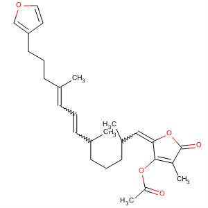 37867-29-1  2(5H)-Furanone,4-(acetyloxy)-5-[13-(3-furanyl)-2,6,10-trimethyl-7,9-tridecadienylidene]-3-methyl-