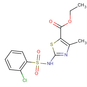 378764-18-2  5-Thiazolecarboxylic acid, 2-[[(2-chlorophenyl)sulfonyl]amino]-4-methyl-,ethyl ester