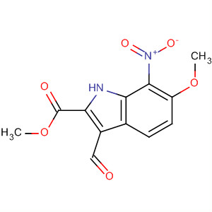379260-74-9  1H-Indole-2-carboxylic acid, 3-formyl-6-methoxy-7-nitro-, methyl ester