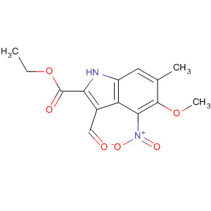 379260-85-2  1H-Indole-2-carboxylic acid, 3-formyl-5-methoxy-6-methyl-4-nitro-, ethylester