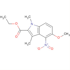 379260-98-7  1H-Indole-2-carboxylic acid, 5-methoxy-1,3-dimethyl-4-nitro-, ethyl ester