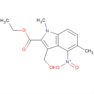 379261-02-6  1H-Indole-2-carboxylic acid, 3-(hydroxymethyl)-1,5-dimethyl-4-nitro-,ethyl ester