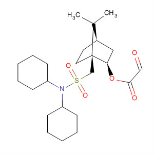 379685-55-9  Acetic acid, oxo-,(1S,2R,4R)-1-[[(dicyclohexylamino)sulfonyl]methyl]-7,7-dimethylbicyclo[2.2.1]hept-2-yl ester