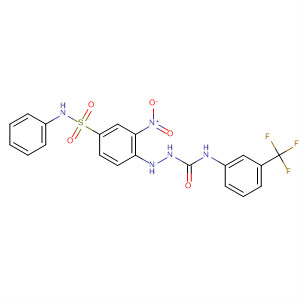 379702-10-0  Hydrazinecarboxamide,2-[2-nitro-4-[(phenylamino)sulfonyl]phenyl]-N-[3-(trifluoromethyl)phenyl]-