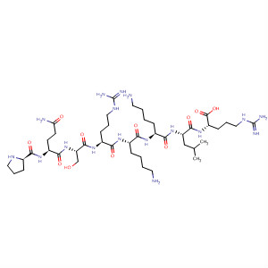 379718-03-3  L-Arginine, L-prolyl-L-glutaminyl-L-seryl-L-arginyl-L-lysyl-L-lysyl-L-leucyl-