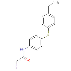 38007-77-1  Acetamide, N-[4-[(4-ethylphenyl)thio]phenyl]-2-iodo-