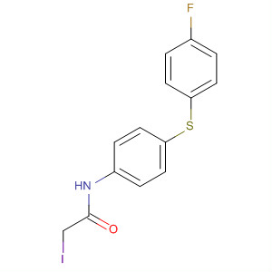 38007-81-7  Acetamide, N-[4-[(4-fluorophenyl)thio]phenyl]-2-iodo-